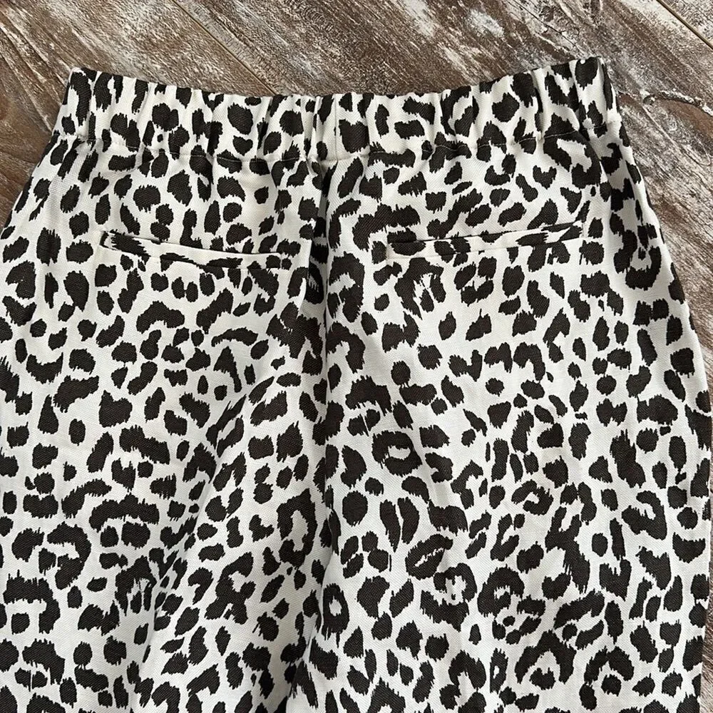 NWT J. Crew Animal Print Pants size 4